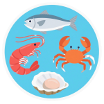 鱼虾蟹贝类
